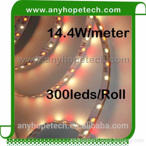14.4W per meter DC24V multicolor smd ws2813 5050 led strip